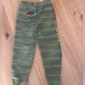 KID'S AVIATOR NATION SWEATPANTS - CAMO - 12